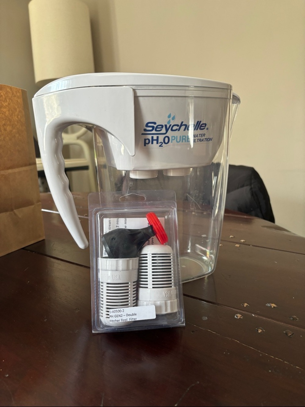 Seychelle water pitcher